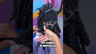 Pipe Cleaners are always a good style locs locstyles locnation [upl. by Ahsad]