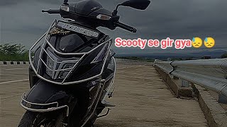 Ring road pr scooty se gir gya😓😓3rd vlogDanish khatriAnish kumar [upl. by Dosia]