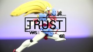 【TRUST】 NON SCALE RESIN KIT 마봉진 노벨건담 비네트 레진 도색 완성 [upl. by Mickelson]