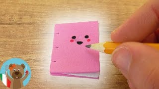 Libricino per appunti KAWAII fai da te  libricino per piccoli messaggi fai da te [upl. by Iretak]