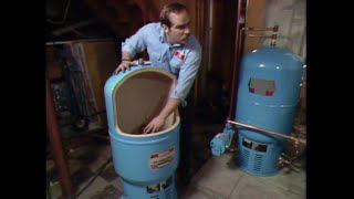 Richards first cutaway a water heater 1982 [upl. by Dnalevelc]