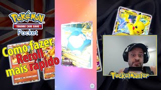 Pokémon Estampas Ilustradas Pocket  Guia de Reroll em 30 minutos [upl. by Eiger]