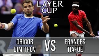 Grigor Dimitrov Vs Frances Tiafoe  Laver Cup 2018 Highlights HD [upl. by Petronille838]