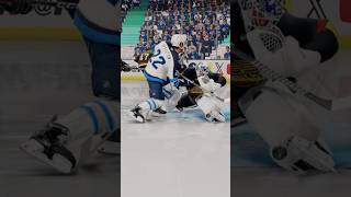 NHL 25 Demko Double kick save in tighthockeynhlnhl25youtubeshortsnewsubsavesgoaliecanucks [upl. by Mellisa]