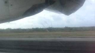 Landing with an ATR72 at Cayo Largo Del Sur Airport Cuba [upl. by Ahsiekahs]