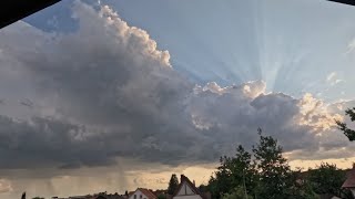 Zeitraffer Starke HKLSchauer amp Gewitter 03082024 [upl. by Rawdan]