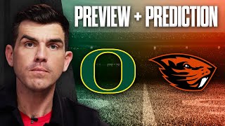 Oregon vs Oregon State Preview Predictions amp Bets [upl. by Avid]