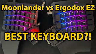 ZSA Moonlander vs Ergodox EZ BEST Split Mechanical Ergonomic Keyboard  Richard Reviews [upl. by Carie114]