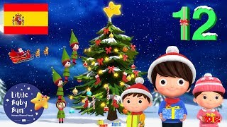 ¡Especial de Navidad  12 Días de Navidad  Dibujos Animados  Little Baby Bum en Español [upl. by Airelav]