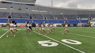 MEMPHIS SHOWBOATS CHEERLEADER PREGAME ROUTINE PERFORMANCE  APRIL 28 2024 [upl. by Oina700]