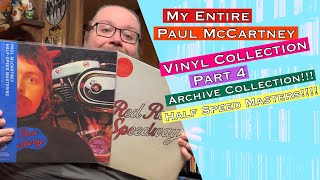 My Entire Paul McCartney Vinyl Collection Archive and Half Speed Masters [upl. by Ocisnarf]