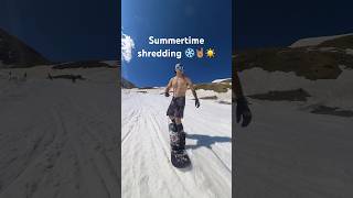 Summertime crusing snowboarding colorado summer june stillsnow [upl. by Jauch394]