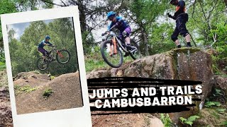 Cambusbarron MTB Jumps and Trails Stirling Scotland [upl. by Rahs150]