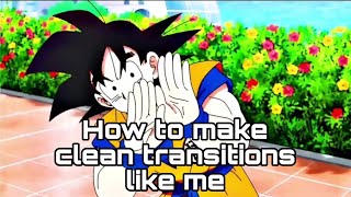 White Line Transitions Edit Tutorial Capcut  edit anime dbz [upl. by Naryk178]