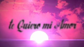 Kros Feat Kalex  Te Quiero Mi Amor Kros Original Mix Official Lyrics Video [upl. by Schuster809]