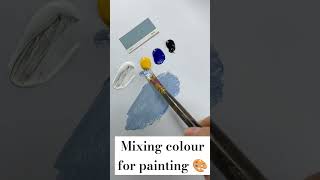 Mixing colour for painting 🎨art colors drawing painting shorts ytshorts youtube viralshort [upl. by Fanchan999]