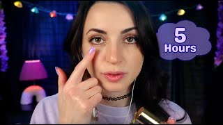 5 Hours of Gibi ASMR Doing Your Makeup  Soft Spoken [upl. by Ainerol]