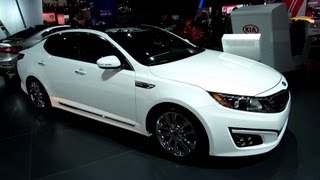 2014 KIA Optima SXL  Exterior and Interior Walkaround  2013 New York Auto Show [upl. by Latsirhc]