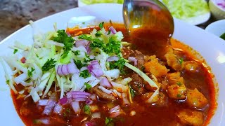 How to make Slow Cooker POZOLE ROJO easy [upl. by Solorac556]