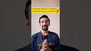 forward biased and reverse biased current jee neet exam learning shorts GyanFreedom [upl. by Maitund]