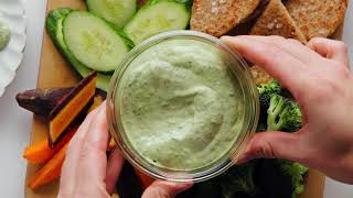 Green Goddess Tahini Dip [upl. by Yrmac]