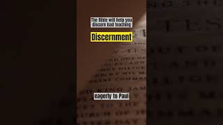 Discernment  The Bible will help you discern bad teaching Acts 17 11 [upl. by Langston]