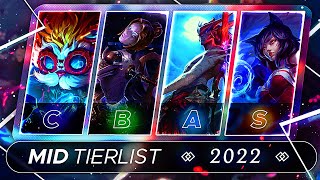 1324 HIGH AND LOW ELO TIER LISTS FOR MID LANE  HWEI IS SLEEPER OP [upl. by Ecraep]