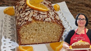 Orange Cake  Orange Almond Loaf Cake  Torta a cassetto all’arancia e mandorle [upl. by Damicke]