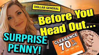 SURPRISE PENNY AND DOLLAR GENERAL CLEARANCE PENNY SHOPPING INFO amp MORE VISUALS [upl. by Parker]