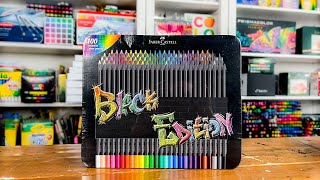 These Pencils Write on Black Paper Review amp Swatches [upl. by Lilaj]