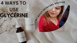 4 Ways to use GLYCERINE Use glycerine this way and you will not need moisturizer [upl. by Imarej]