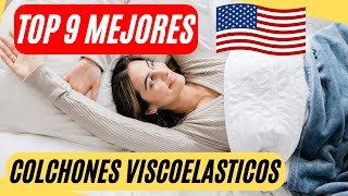 🇺🇸 LOS 9 Mejores Colchones VISCOLESTICOS en ESTADOS UNIDOS MEJOR MARCA DE COLCHON [upl. by Erle]