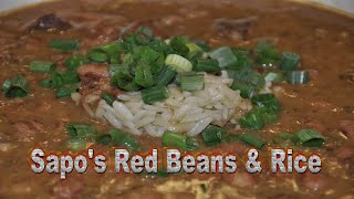 Sapos Red Beans amp Rice [upl. by Jobye]