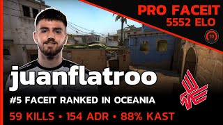 5500 ELO juanflatroo Bad News Eagles 59 KILLS on MIRAGE🔥 MIRAGE FACEIT LVL 10  CSGO POV [upl. by Ttennaej]