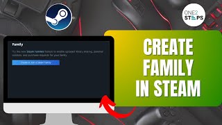 How to Set up A Steam Family 2024  Steam Tutorial [upl. by Amikahs255]