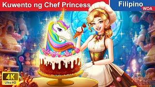 Kuwento ng Chef Princess 🍰🦄 Chocolate Food vs Real Food in Filipino ️️🍫 WOAFilipinoFairyTales [upl. by Itteb]