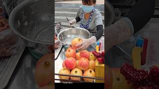 Healthy Fruit 100 Pomegranate Juice  Fruit Cutting Skills [upl. by Yramesor896]