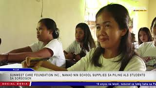 Sunwest Care Foundation Inc nanao nin school supplies sa piling ALS Students sa Sorsogon [upl. by Rundgren446]