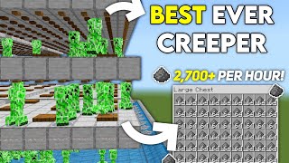 NEW MAXED OUT CREEPER FARM in 121 Minecraft Bedrock [upl. by Ydok497]