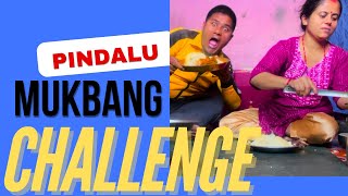 Pindalu Curry Mukbang Challenge😜😜We Are Happy To Eat🥰🥰 [upl. by Anirbes]