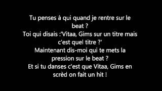 Vitaa feat Maître Gims Game Over Paroles [upl. by Ahgiela150]