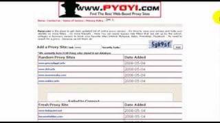 Huge List of Proxy Site Unblock My Space Unblocked Proxy Sites [upl. by Klug]