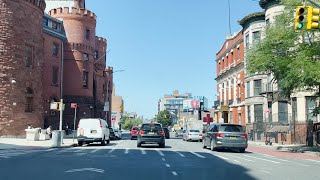 New York City  4K Driving in Bedford Ave Brooklyn [upl. by Hgiel]