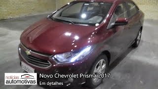 Novo Chevrolet Prisma 2017  Detalhes  NoticiasAutomotivascombr [upl. by Parke647]