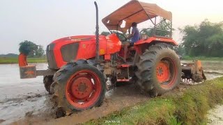 Kubota MU 5502 4wd Rotavator Performance [upl. by Claudine]