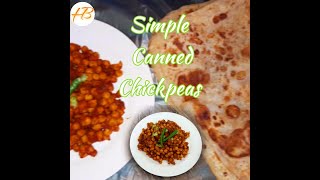 How to make Simple Canned Chickpeas  Simple Canned Chickpeas recipe  Haleema Baloch [upl. by Notsreik]