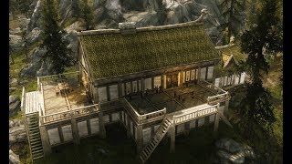 Skyrim Players Homes Hearthfire Lakeview Manor [upl. by Disraeli585]