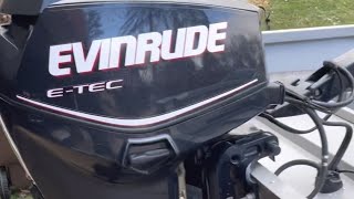 How to winterize Evinrude ETec [upl. by Niabi]