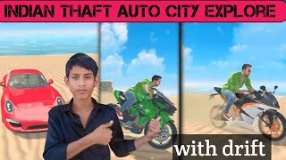 Indian thaft auto city explore and car and bike drift [upl. by Maressa]