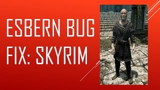 Skyrim Esbern Bug Fix UPDATED 2014 [upl. by Mell]